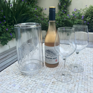 personalised wine cooler by initially London