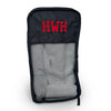 Small packing cube with red monogram