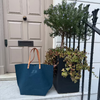 Canvas tote bag with waterproof lining