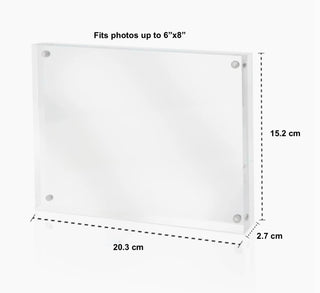 Monogrammed acrylic photo frame