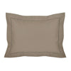 Monogrammed linen baby pillow, natural linen colour