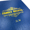 Monogrammed Family Recipe Book