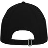 Back of black Baseball Cap without a monogram