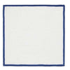 100% linen Blue edged coasters