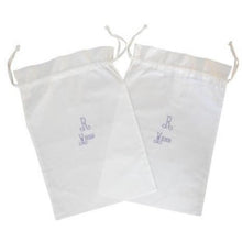 Two Monogrammed Lingerie Bags made from 100% cotton - Initially London