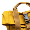 Mustard Recycled Cambridge Junior Backpack made from 100% Recycled 600D Polyester - Initially London