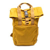 Mustard Recycled Cambridge Junior Backpack made from 100% Recycled 600D Polyester - Initially London