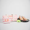 Stripey Pouch monogrammed by Initially London -