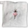 A Monogrammed Nutcracker Themed Lavender Sachet, with the motif of Clara. Made from a 100% linen envelope filled with British-grown lavender from Castle Farm in Kent - Initially London