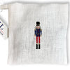 A Monogrammed Nutcracker Themed Lavender Sachet, with the motif of The Nutcracker. Made from a 100% linen envelope filled with British-grown lavender from Castle Farm in Kent - Initially London