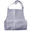 Navy Preppy Stripe Apron made from 50% linen and 50% cotton - Initially London