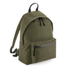 Green Recycled Oxford Backpack made from 100% Recycled Polyester (PVC free) - Initially London