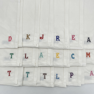 Monogrammed Linen Napkins