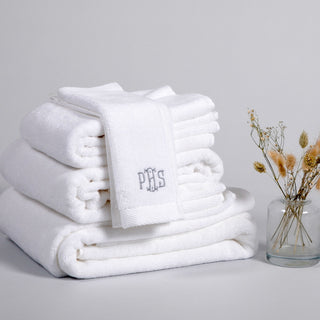 monogrammed bath towels from Initially London