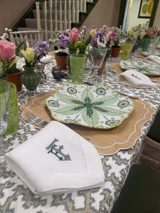 Monogrammed linen napkins 