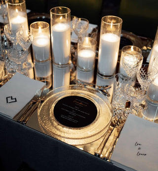 Black & White Wedding Monogramming