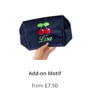 Add-on motifs to add to your monogram design