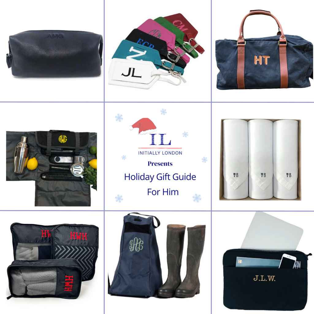 8 Monogrammed Gifts for Men for the Holiday Season, Christmas