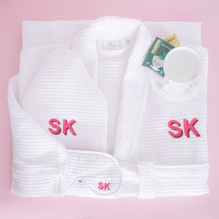 Monogrammed Personalised Robe and Towels 