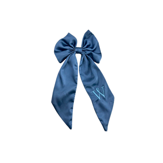Monogrammed hair bow by initially london