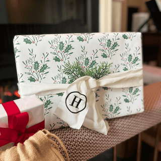 embroidered initial ribbon by initially London