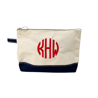personalised embroidered pouch by initially London