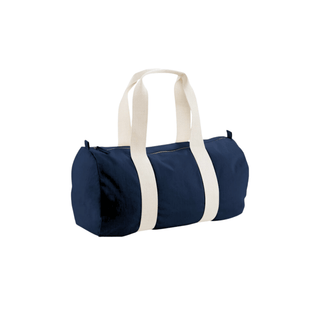 embroidered initials on an organic duffel bag by initially London