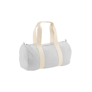 embroidered initials on an organic duffel bag by initially London