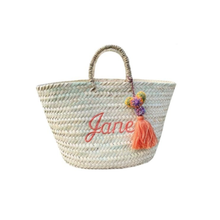Monogrammed basket