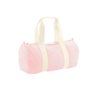 embroidered initials on an organic duffel bag by initially London