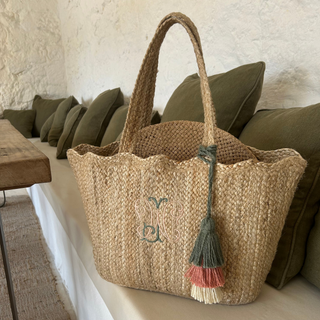 scallop personalised tote bag by initially London