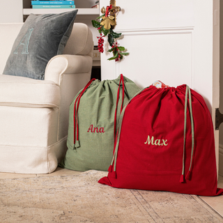 Monogrammed Christmas Sack