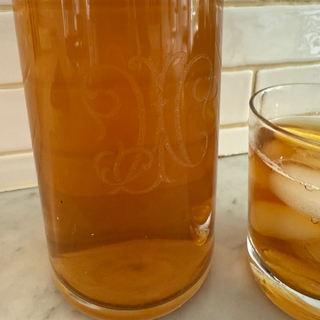 Etched Glass Carafe