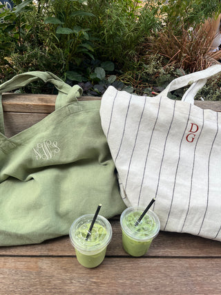 Linen Shopper Tote