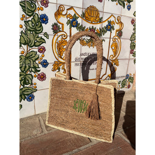 Rye Raffia Bag