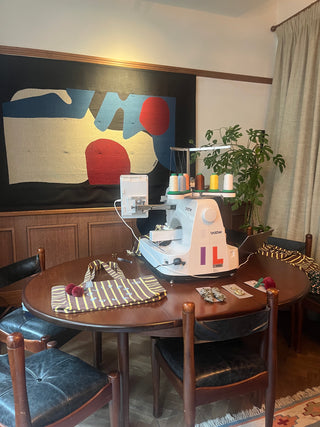 Live personalisation embroidery on site at events