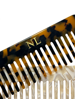 Personalised hair comb from Initially London