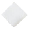 White Scallop Napkin - Initially London