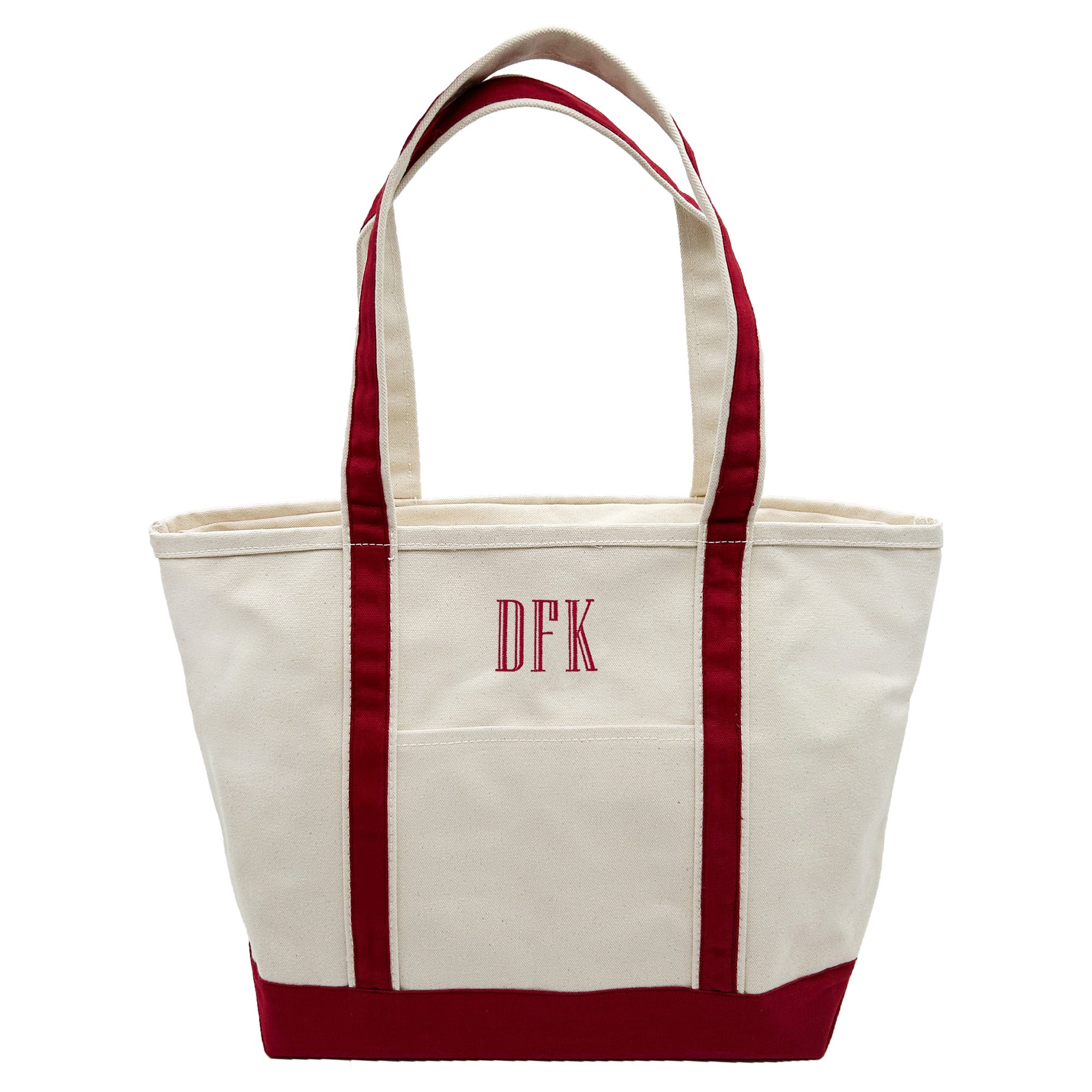 Small Maine Boat Bag, Boat Canvas Tote Bag monogrammed by