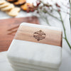 Marble & Teak Coasters (set of 4)