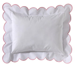 personalised baby scallop pillow
