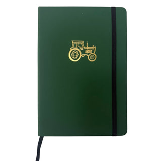 personalised notebook with tractor