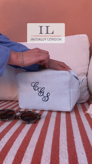 st james wash bag monogrammed with an embroidery