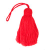 Bright Red Handmade Yarn Tassel made in Morocco- Initially London