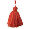 Electric Orange Handmade Yarn Tassel made in Morocco - Initially London