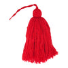 Red Handmade Yarn Tassel made in Morocco- Initially London