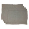 100% Linen Beige Hemstitch Placemat without a monogram