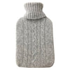 Grey Cashmere Hot Water Bottle without a monogram