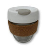 Small White and Taupe Cork KeepCup - Initially London