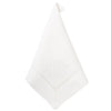 Monogrammed 100% linen Extra Large Hemstitch Napkin with a white, traditional monogram